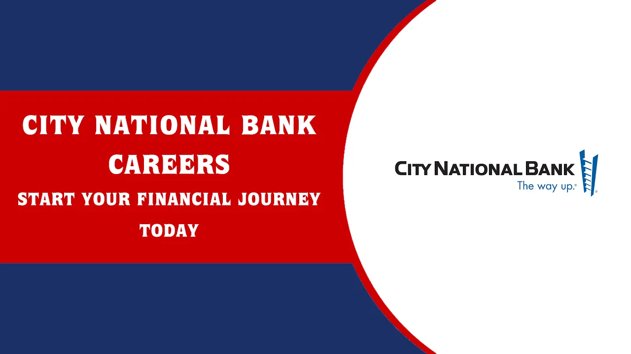 city national bank job openings

