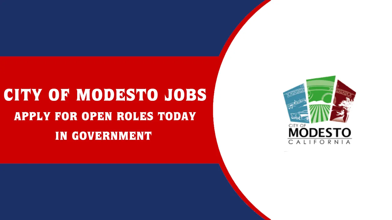 city of modesto jobs application 